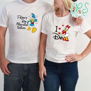 I dont do matching shirts Donald Duck and Daisy Duck Couple Matching Shirts