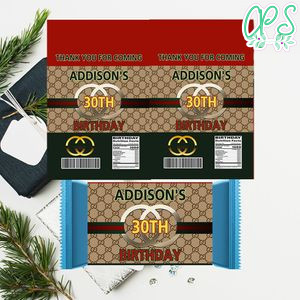 Gucci Candy Wrapper Digital File Printable Instant Download