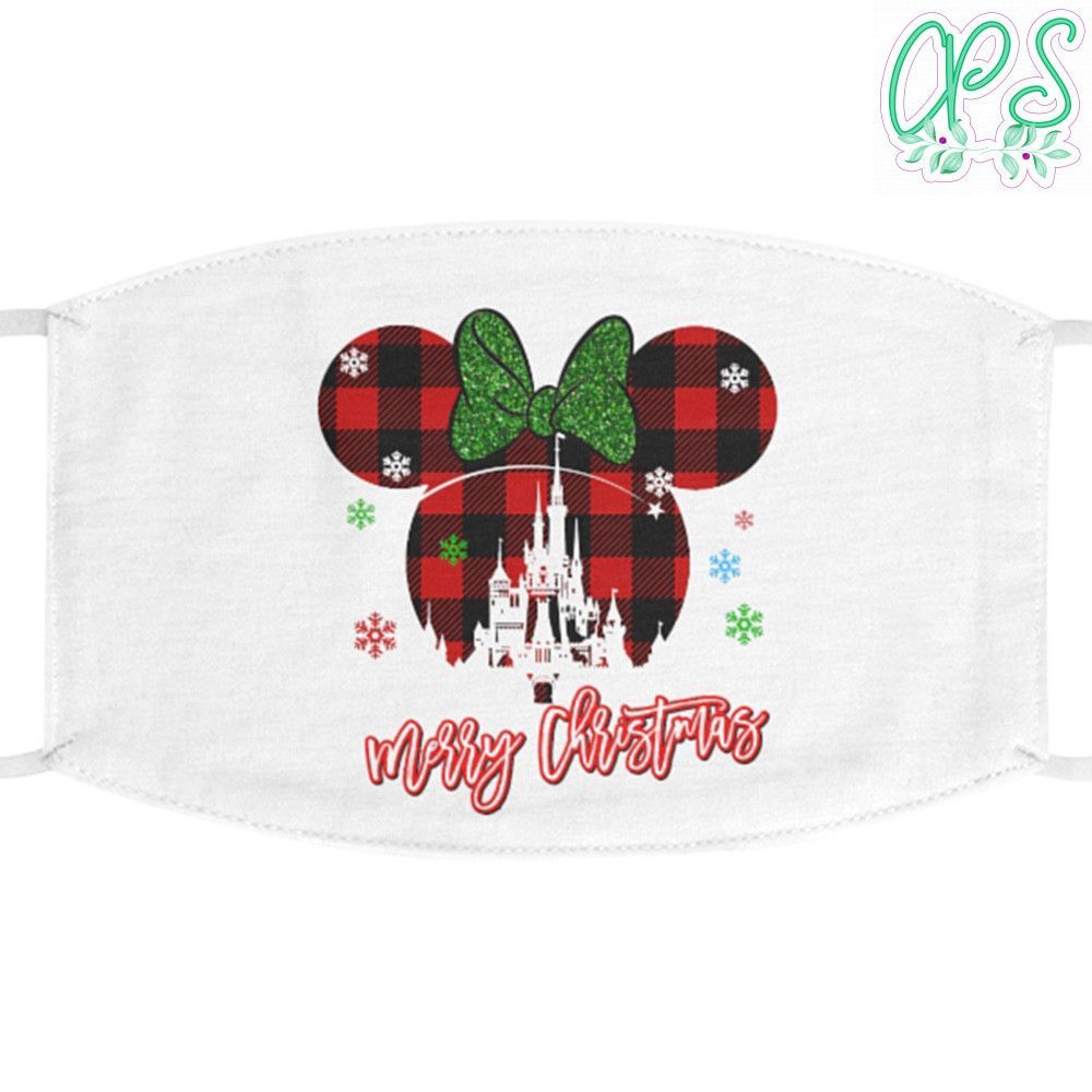 Disney Minnie Mouse Christmas Face Mask