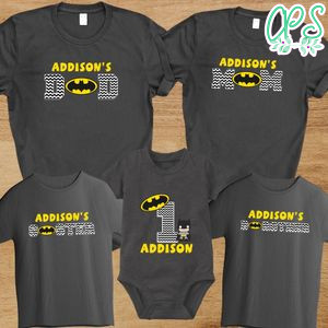 Baby Batman Birthday Family Trip Vacation PNG file template