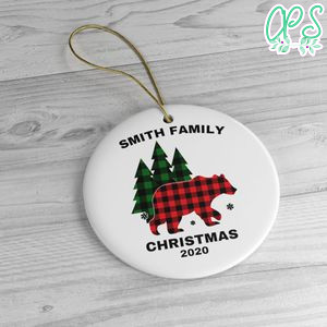 Polar Bear Polar Bear Christmas Ceramic Ornament Gift for Family