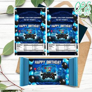 Game On hershey Candy Bar Wrapper Digital File Printable Instant Download