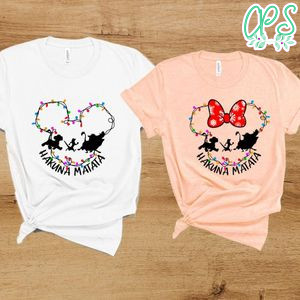Hakuna Matata Disney Christmas Matching T-Shirt