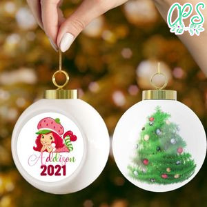 Strawberry Shortcake Christmas Ball Ornament Gift