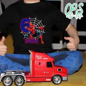 Custom Spiderman 6th Birthday Shirt for Boy