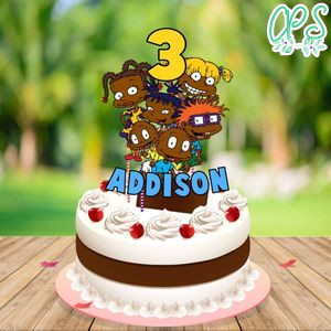 African Rugrats Birthday Cake Topper Template Printable Instant Download