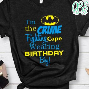 I'm the crime fighting cape wearing birthday boy Batman PNG file template