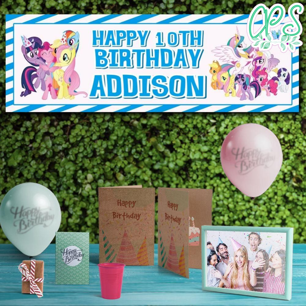 My Little Pony Happy Birthday Banner Printable Instant Download ...