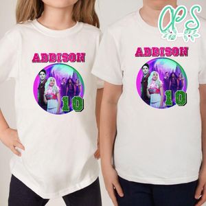 Custom Disney Zombies 2 Birthday Shirt for Girl