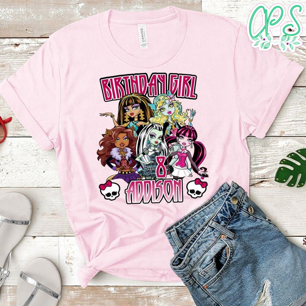 monster high birthday PNG file template