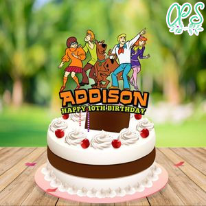 Scooby Doo Birthday Centerpiece Template Printable Instant Download