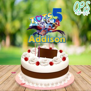 Disney TOTS Birthday Cake Topper Template Printable Instant Download
