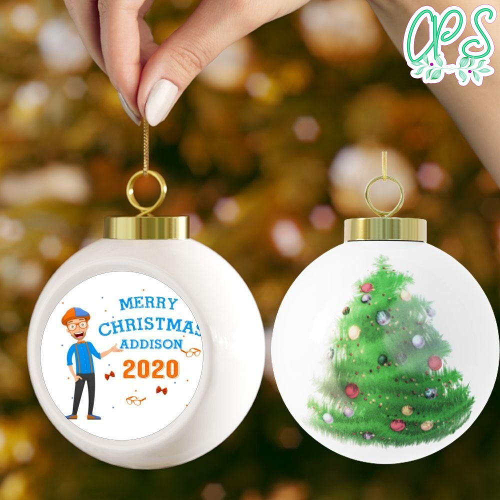 Blippi Christmas Ball Ornament Gift