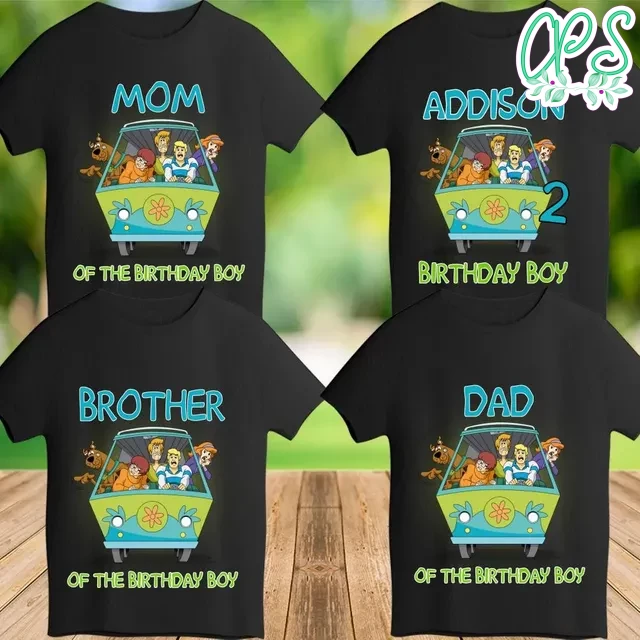 Scooby Doo Family Matching Iron On Transfer Shirt CustomPartyShirts