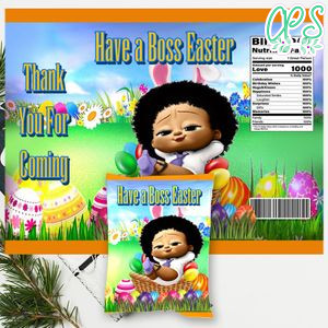 Black Girl Baby Boss Chip Bag Digital File Printable Instant Download