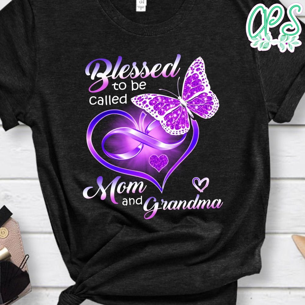 Blessed To Be Called Mom And Grandma PNG file template
