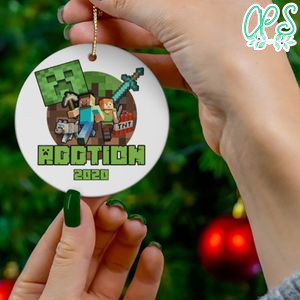 Minecraft Christmas Ornament Gift