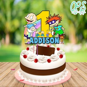Rugrats Birthday Cake Topper Template Printable Instant Download