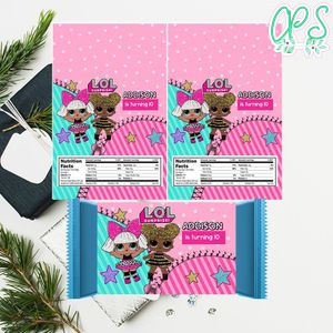 lol hershey Candy Bar Wrapper Digital File Printable Instant Download