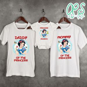 Snow White Birthday Family Matching Party Shirts