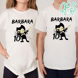 Custom Bendy And The Ink Machine Birthday Shirt for Kid