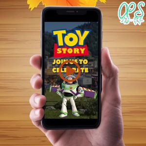 Toy story Customizable Mp4 Video Invitation File Template Instant Download