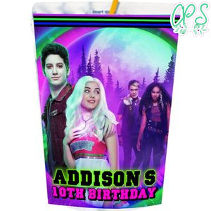 Disney Zombies 2 Capri Sun Labels Digital File Printable Instant Download