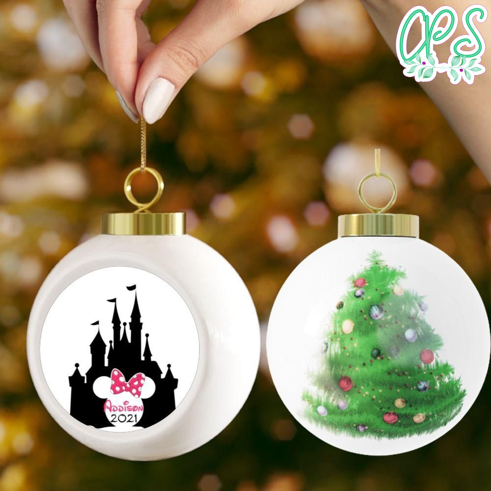 Minnie Mouse Christmas Ball Ornament Gift