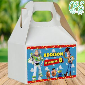 Toy Story Gable Boxes Label Template to Print at Home Instant Download