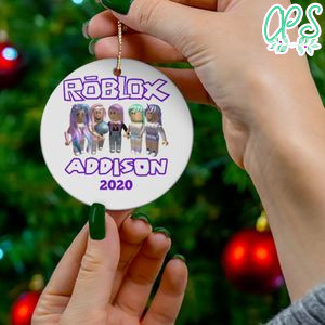 Girl Roblox Christmas Acrylic Ornament Gift