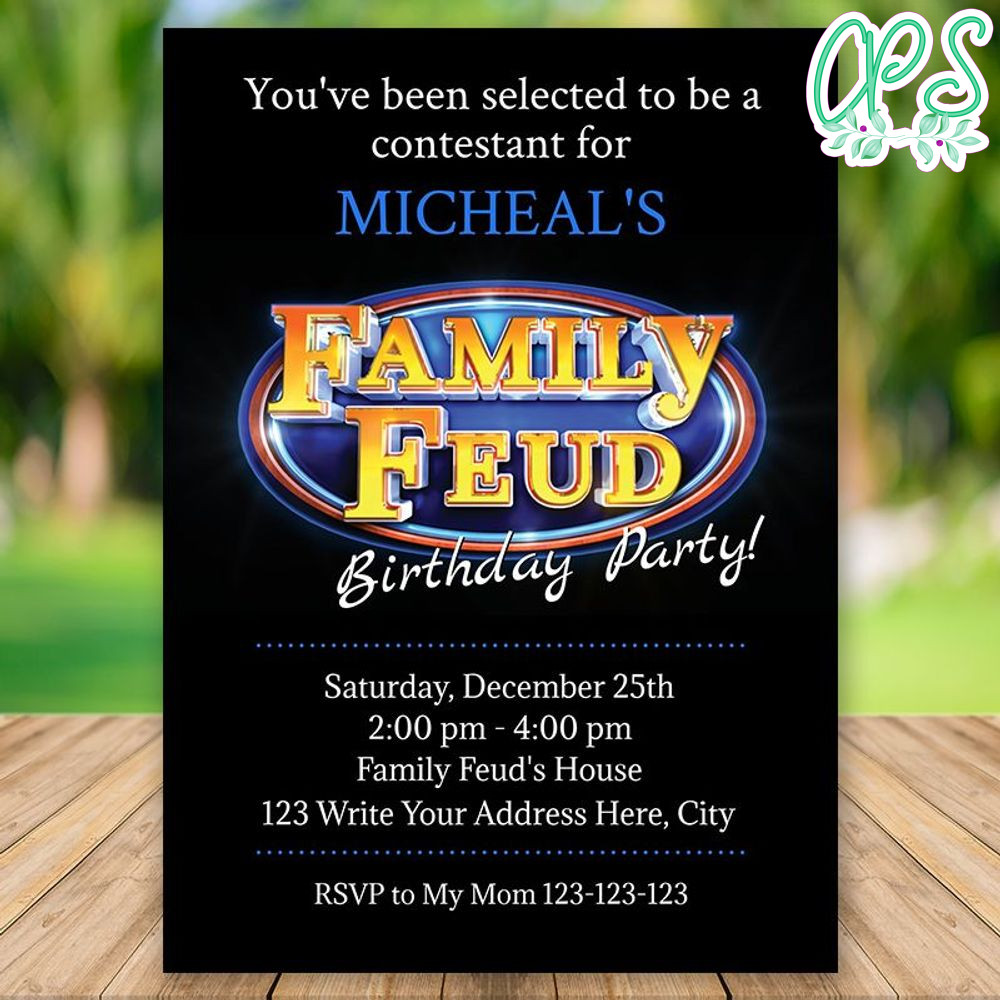 editable-family-feud-birthday-invitations-instant-download