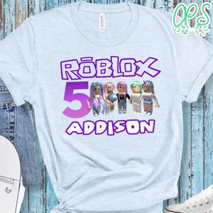 Roblox Personalized Birthday Shirt for Girl