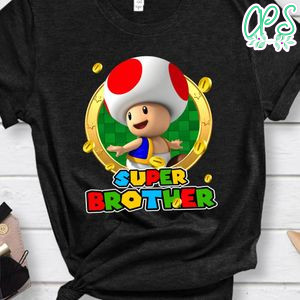 Toad Super Mario Bros Birthday PNG file template