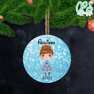 Anna Disney Frozen 2 Christmas Wood Ornament Gift