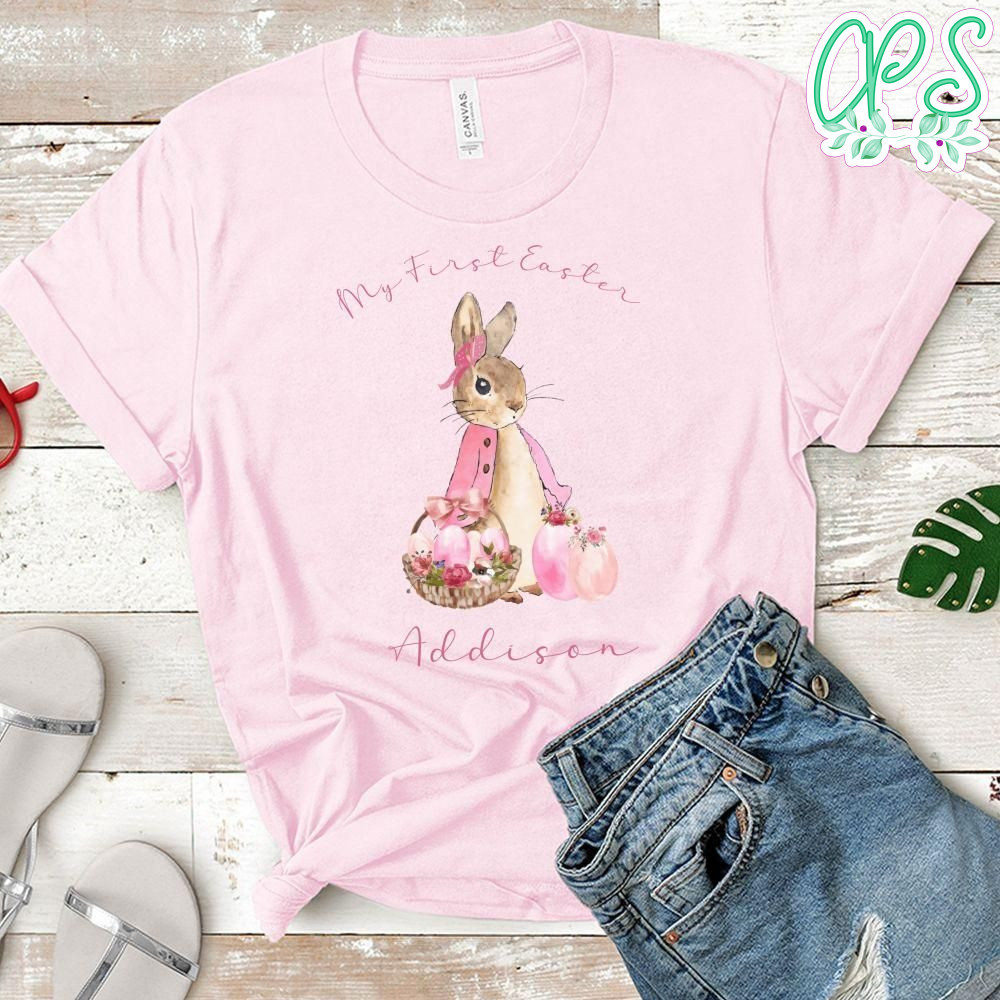 Baby Girl My First Easter Day PNG file template