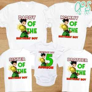 Hunter x family birthday party PNG file template