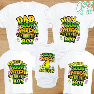 Sour Patch Kid Birthday Family Trip Vacation T-Shirt