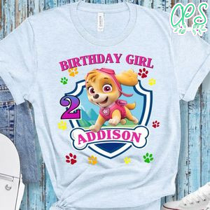 Paw Patrol Skye Birthday Shirt