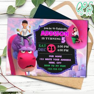 Wish Dragon Invitation Customizable Template Instant Download