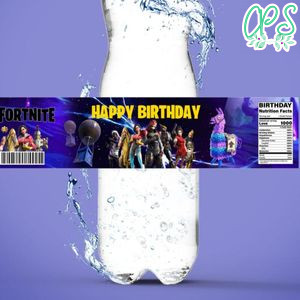 Gamer Juice Box Labels Template to Print at Home Instant Download