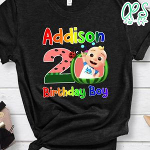 Boy 2nd Birthday Cocomelon JJ T-Shirt