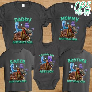 Princess Raya Birthday Family Matching Party Shirts