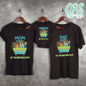 Scooby Doo Birthday Family Matching Party Shirts