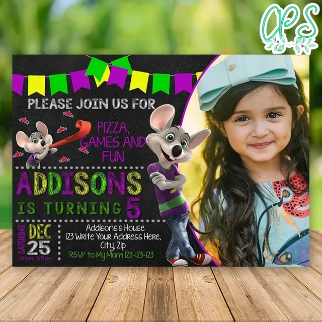 Your Invited Chuck E Cheese