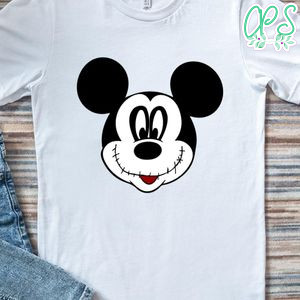 Mickey Mouse Nightmare before Christmas Shirt PNG File Template Instant Download