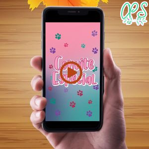 Girl Paw Patrol Video Invitation Digital Template Customizable Instant Download