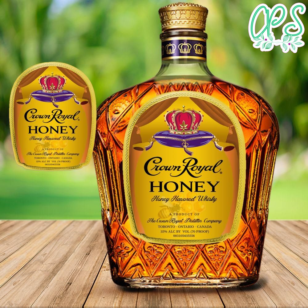 Crown Royal Honey label for birthday Customizable DIY