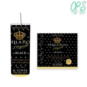 Stella Rosa 20 oz Skinny Tumbler Customizable Design Template Instant Download