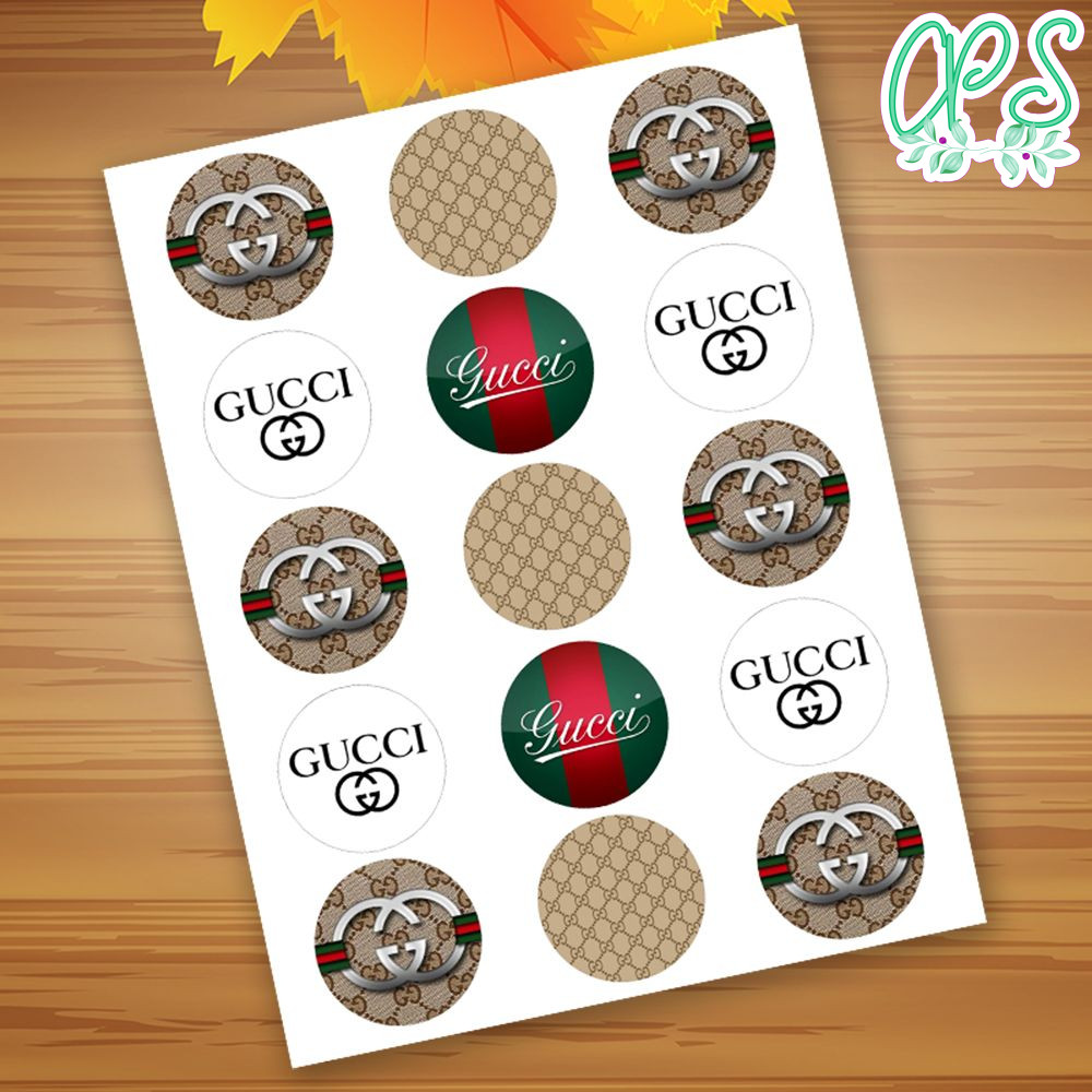 Gucci Sticker Digital File Printable Instant Download | CustomPartyShirts