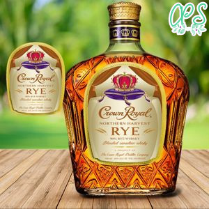 Crown Royal Rye label for birthday Customizable Template Instant Download